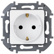 Legrand Inspiria Белый Розетка с/з, винтовые клеммы
