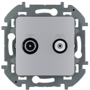 Legrand Inspiria Алюминий Розетка TV-SAT единственная