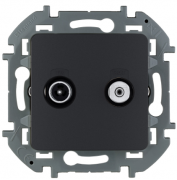 Legrand Inspiria Антрацит Розетка TV-SAT единственная