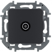 Legrand Inspiria Антрацит Розетка TV единственная