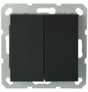 Jasmart G Антрацит Выключатель 2-кл