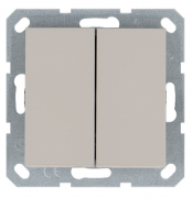 Jasmart G Тауп Выключатель 2-кл