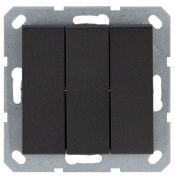 Jasmart G Антрацит Выключатель 3-кл