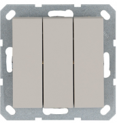 Jasmart G Тауп Выключатель 3-кл