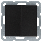 Jasmart G Антрацит Переключатель 2-кл