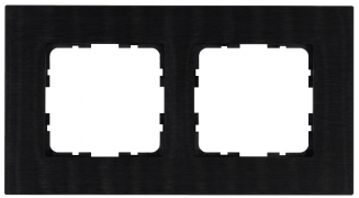 Jasmart G-Metal Металл Черный алюминий Рамка 2-ая