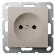 Jasmart G Тауп Розетка б/з со шторками