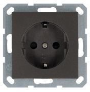 Jasmart G Мокко Розетка с/з со шторками