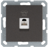 Jasmart G Мокко Розетка Компьютерная 1-ая RJ45 Cat.5e (UTP)