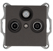 Jasmart G Мокко Розетка TV+FM+SAT оконечная