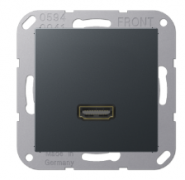 Jung A 500 Антрацит матовый Розетка HDMIA