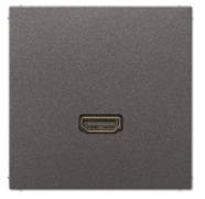 Jung LS 990 Антрацит Розетка HDMIA