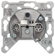 Jung Мех Розетка TV-FM-SAT (телевизионная-TV, радио-FM, спутниковая-SAT)