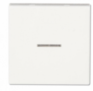 Jung EcoProfi Белый Клавиша 1-ая с подсветкой