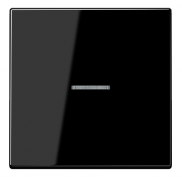 Jung LS 990 Черный Клавиша 1-ая с подсветкой