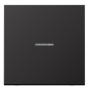 Jung LS 990 Алюминий темный Клавиша 1-ая с подсветкой