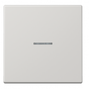 Jung LS 990 Светло-серый Клавиша 1-ая с подсветкой