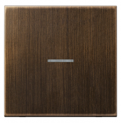 Jung LS 990 Латунь античная Клавиша 1-ая с подсветкой