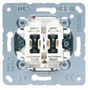 Jung Мех Выключатель 2-клавишный контрольный для управления жалюзи с индикацией 10А