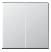 Jung A 500 Алюминий Клавиша 2-ая