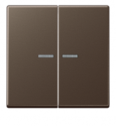 Jung A 500 Мокко Клавиша 2-ая с подсветкой