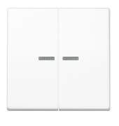 Jung AS 500 Белый Клавиша 2-ая с подсветкой