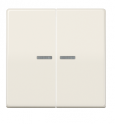 Jung AS 500 Слоновая кость Клавиша 2-ая с подсветкой