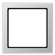 Jung LS 990 Алюминий Адаптер 55x55 мм A creation, A 550, A flow, LS 990, LS plus, LS ZERO, LS-design