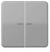 Jung CD 500 Серый Клавиша 2-ая с подсветкой