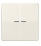 Jung CD 500 Слоновая кость Клавиша 2-ая с подсветкой