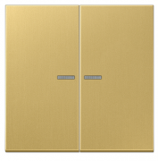 Jung LS 990 Латунь классическая Клавиша 2-ая с подсветкой