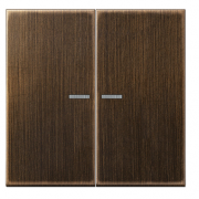 Jung LS 990 Латунь античная Клавиша 2-ая с подсветкой