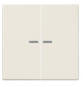 Jung LS 990 Слоновая кость Клавиша 2-ая с подсветкой