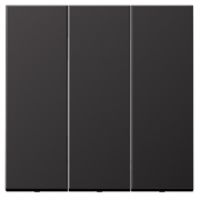 Jung LS 990 Алюминий темный Клавиша 3-ая