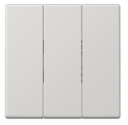 Jung LS 990 Светло-серый Клавиша 3-ая