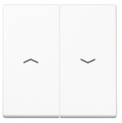 Jung A 500 Белый Клавиша 2-ая жалюзийного выключателя с символами «стрелки»