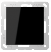 Jung A 500 Черный Заглушка с суппортом