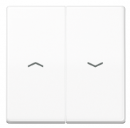 Jung AS 500 Белый Клавиша 2-ая жалюзийного выключателя с символами «стрелки»