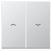 Jung LS 990 Алюминий Клавиша 2-ая жалюзийного выключателя с символами «стрелки»