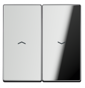 Jung A 500 Хром Клавиша 2-ая жалюзийного выключателя с символами «стрелки»