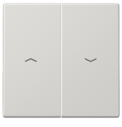 Jung LS 990 Светло-серый Клавиша 2-ая жалюзийного выключателя с символами «стрелки»