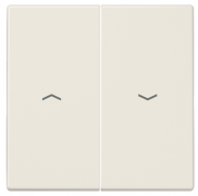 Jung LS 990 Слоновая кость Клавиша 2-ая жалюзийного выключателя с символами «стрелки»