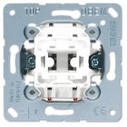 Jung Мех Выключатель 1-кл кнопка Н.О. двуполюсная
