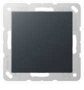 Jung A 500 Антрацит матовый Заглушка с суппортом