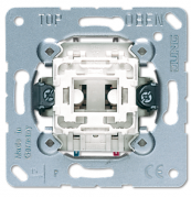 Jung Мех Выключатель 1-клавишный кнопочный 1-полюсный с переключающим контактом