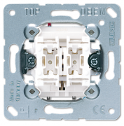 JUNG Мех Выключатель кнопочный 2-клавишный (2 НО контакта)