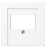 Jung A Flow/A 550 Белый матовый Накладка для USB зарядного устройства и TAE-розетки