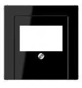 Jung A 500 Черный Накладка на USB зарядные устройства и TAE-розетки