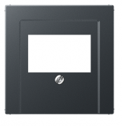 Jung A 500 Антрацит матовый Накладка на USB зарядные устройства и TAE-розетки