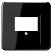 Jung CD 500 Черный Накладка на USB зарядные устройства и TAE-розетки